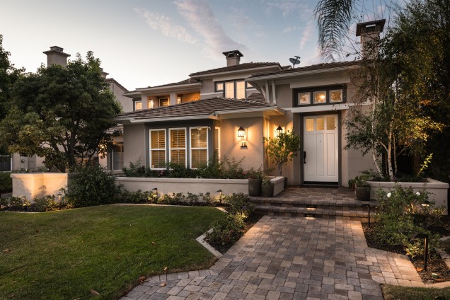 House Front Twilight